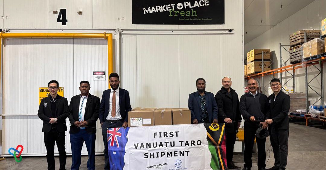 VBS Leads Historic First-Ever Taro Export Shipment to Australia