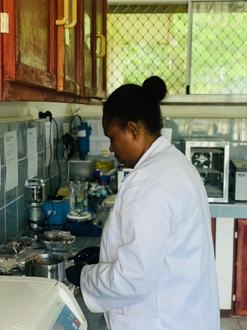 Food samples collected for laboratory testing