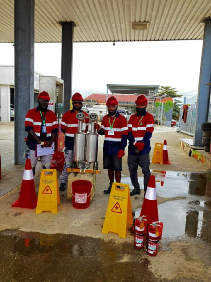 VBS Inspector with Fuel Dispenser
